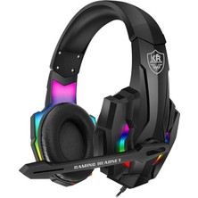 Digitech Karler Bass Rgb Kablolu Işıklı Mikrofonlu Profesyonel Oyuncu Kulaklığı