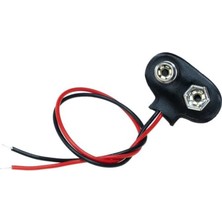 OEM 9 Volt Pil Başlığı 9V Pil Yuvası Pil Yatağı 10 Adet