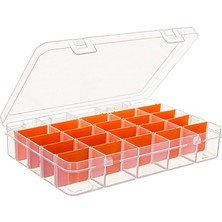 Hipaş  Hipaş Plastik – 25  Bölmeli Kapaklı Organizer Kutu – TK-5048