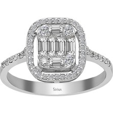 Sirius 0,55 Karat Baget Pırlanta Yüzük 0441R0042