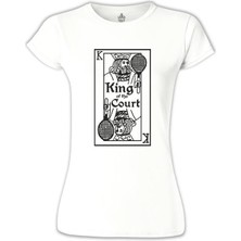 Lord T-Shirt Tenis - Court King Beyaz Bayan Tshirt