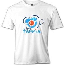 Lord T-Shirt Tenis - Beat Beyaz Erkek Tshirt