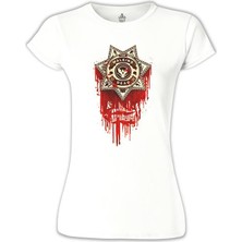 Lord T-Shirt The Walking Dead - Sheriff Beyaz Bayan Tshirt