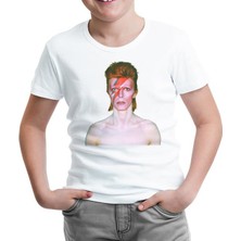 Lord T-Shirt David Bowie Beyaz Çocuk Tshirt