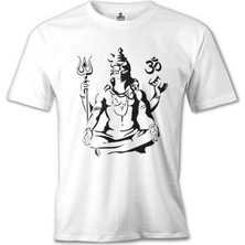Lord T-Shirt Yoga - Çakra Beyaz Erkek Tshirt