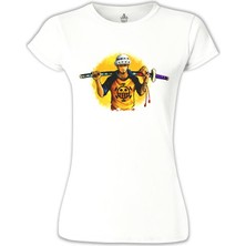 Lord T-Shirt One Piece - Trafalgar Law Beyaz Bayan Tshirt