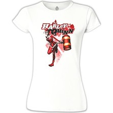 Lord T-Shirt Harley Quinn - Big Bang Beyaz Bayan Tshirt