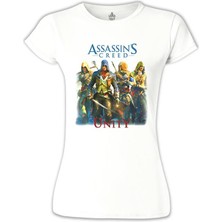 Lord T-Shirt Assassin's Creed - Unity Beyaz Bayan Tshirt