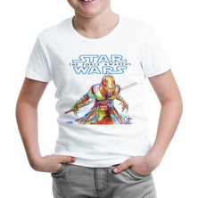 Lord T-Shirt Star Wars - The Force Awakens Beyaz Çocuk Tshirt