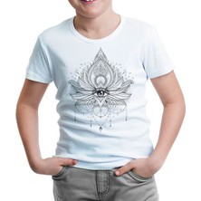Lord T-Shirt Eye Of The Flower Beyaz Çocuk Tshirt