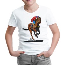 Lord T-Shirt At 8 Beyaz Çocuk Tshirt