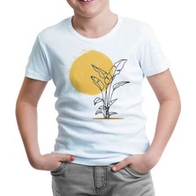 Lord T-Shirt Plants By Sun Beyaz Çocuk Tshirt