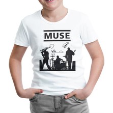 Lord T-Shirt Muse - Band Beyaz Çocuk Tshirt
