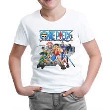 Lord T-Shirt One Piece 2 Beyaz Çocuk Tshirt