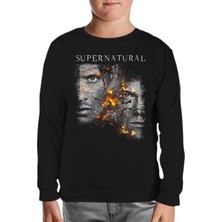 Lord T-Shirt Supernatural - Winchester Siyah Çocuk Sweatshirt