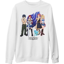 Lord T-Shirt Fairy Tail 2 Beyaz Kalın Sweatshirt
