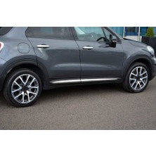 OMSA Fiat 500X Krom Yan Kapı Çıtası 4 Parça 2015 ve Sonrası