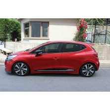 OMSA Renault Clio 4 HB Siyah Krom Cam Çıtası 8 Parça 2012-2018 Arası