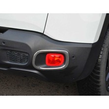 OMSA Jeep Renegade Krom Reflektör Çerçevesi 2 Parça 2014 ve Sonrası