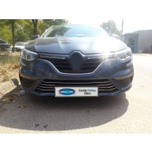 OMSA Renault Megane 4 Sedan Krom Ön Tampon Alt Çıta 7 Parça 2016-2020 Arası