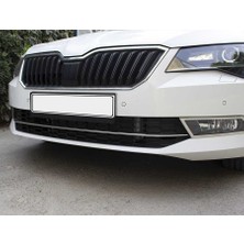 OMSA Skoda Superb B8 Krom Ön Tampon Çıtası 3 Parça 2015-2019 Arası