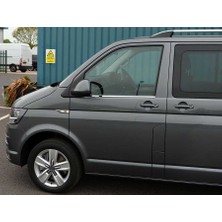 OMSA VW T6 Transporter Krom Cam Çıtası 2 Parça 2015 ve Sonrası