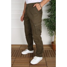 Frankness Jeans Pacos Kargo Pantolon Rahat Kesim Erkek Kargo Pantolon