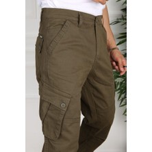 Frankness Jeans Pacos Kargo Pantolon Rahat Kesim Erkek Kargo Pantolon