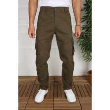Frankness Jeans Pacos Kargo Pantolon Rahat Kesim Erkek Kargo Pantolon