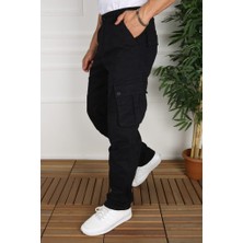 Frankness Jeans Pacos Kargo Pantolon Rahat Kesim Erkek Kargo Pantolon