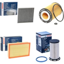 Bosch Seat Leon 1.6 Tdı 4'lü Filtre Bakım Seti (2013 - 2017)