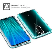 Eiroo Protection Xiaomi Redmi Note 8 Pro 360 Derece Koruma Silikon Kılıf Şeffaf