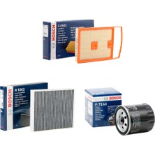 Bosch Volkswagen Polo 1.4 Tdı 3'lü Filtre Bakım Seti (2014-2017)