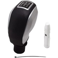 İst-Oto Peugeot 206 Vites Topuzu Spor Gri Cam Kapak