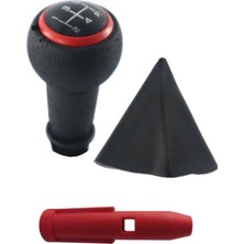 İst-Oto Citroen C4 Vites Körüğü + Vites Topuzu Kırmızı Ağır Tip