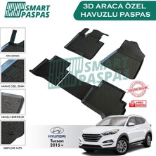 Smartpaspas Hyundai Tuscon 2015 ve Sonrası 3D Havuzlu Paspas