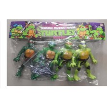 Hippo Bebe Işıklı Ninja Turtles 4 Lü Aksiyon Figür Silahlı Kaplumbağalar