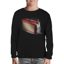 Lord T-Shirt Gitar - Fender 1 Siyah Çocuk Sweatshirt