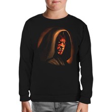 Lord T-Shirt Darth Maul Siyah Çocuk Sweatshirt