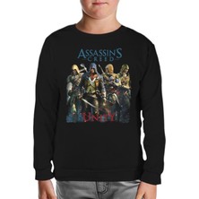 Lord T-Shirt Assassin's Creed Unity 2 Siyah Çocuk Sweatshirt