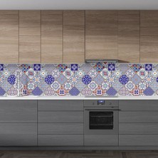 Sticker Art Mutfak Tezgah Arası Folyo Fayans Kaplama Folyosu Seramik Karo 60 x 500