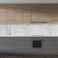 Sticker Art Mutfak Tezgah Arası Folyo Fayans Kaplama Folyosu Küçük Taş Desen 60 x 200