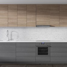 Sticker Art Mutfak Tezgah Arası Folyo Fayans Kaplama Folyosu Beyaz Tuğla Desen 60 x 200