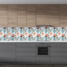 Sticker Art Mutfak Tezgah Arası Folyo Fayans Kaplama Folyosu Boyama Güller 60 x 300