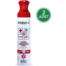 Bebak Sprey Oda Dezenfektanı 300ML 2 Adet