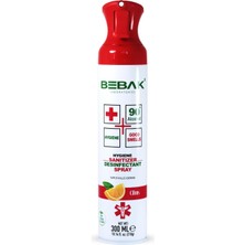 Bebak Sprey Oda Dezenfektanı Limon 300ML 2 Adet