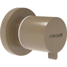 Creavi̇t AC50L.CCM Cappucino Aç-Kapa Ara Kesme Valfi 1/2'