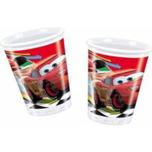 Festivall Cars 3 Plastik Bardak 180/200 Cc. (8 Ad)