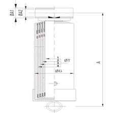 Tarım Garaj Römork Teleskopik Piston (80 Cm)