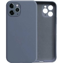 AGM elektronik Iphone 12 Pro Max 3D kamera korumalı içi kadife Lansman Silikon Kılıf Gri